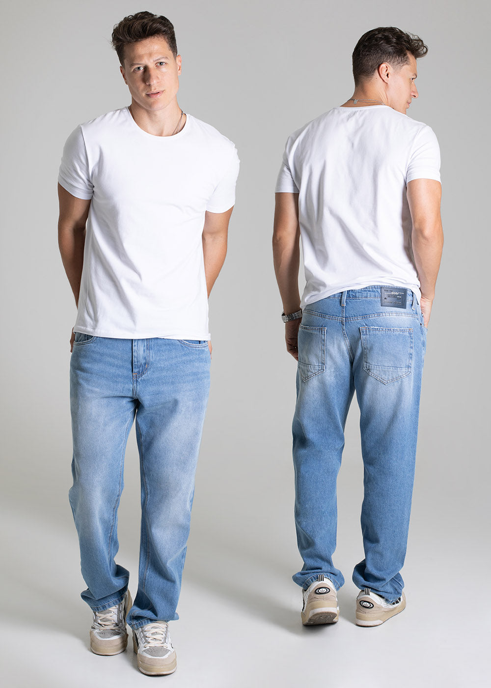 Calça Jeans Sawary Relaxed - 279214 AZUL