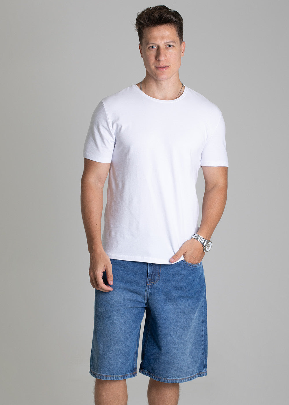 Bermuda Jeans Sawary - 279215 AZUL