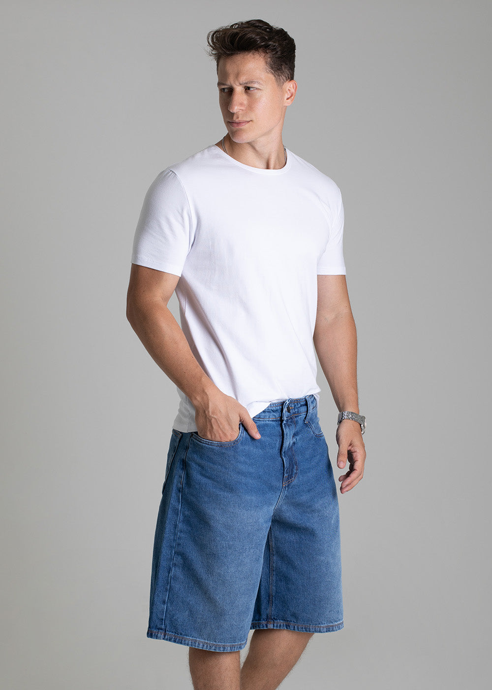 Bermuda Jeans Sawary - 279215 AZUL