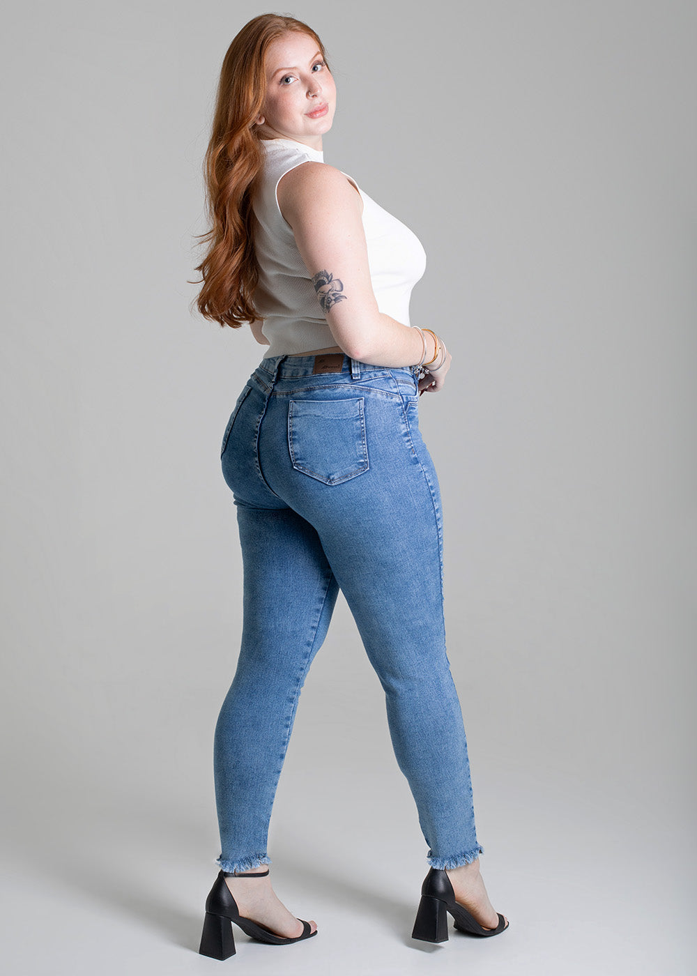 Calça Jeans Sawary Plus Size - 279219 AZUL