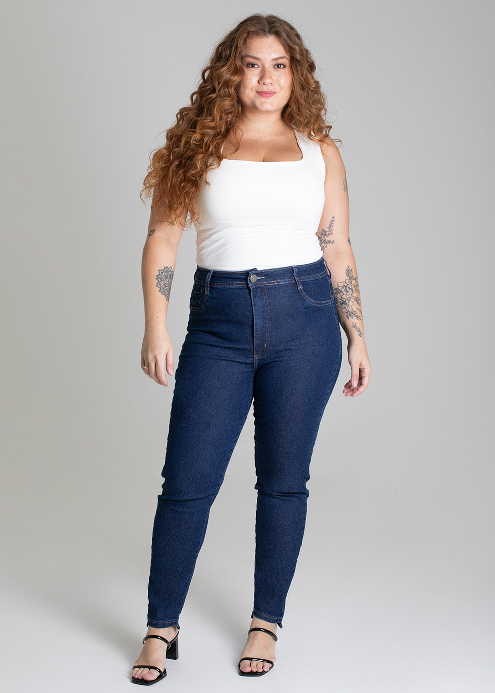 Calça Jeans Sawary Plus Size - 279231 AZUL