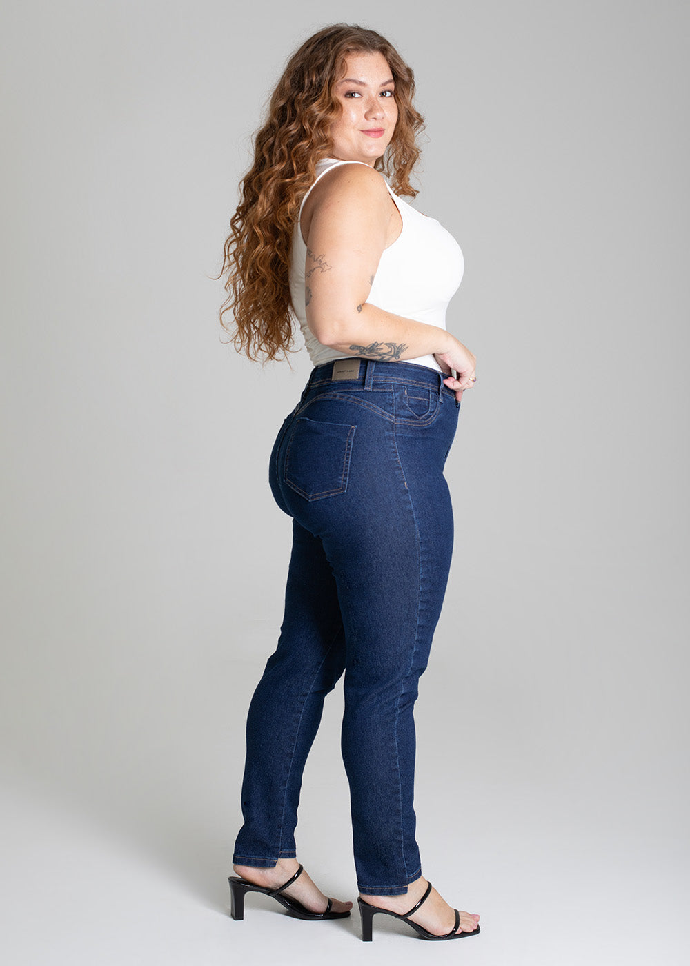 Calça Jeans Sawary Plus Size - 279231 AZUL