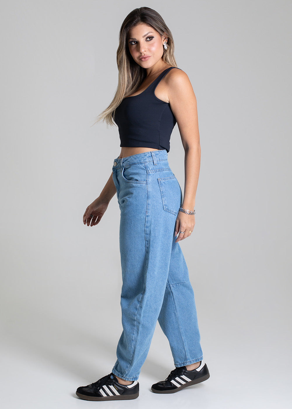 Calça Jeans Sawary Barrel - 279268 AZUL