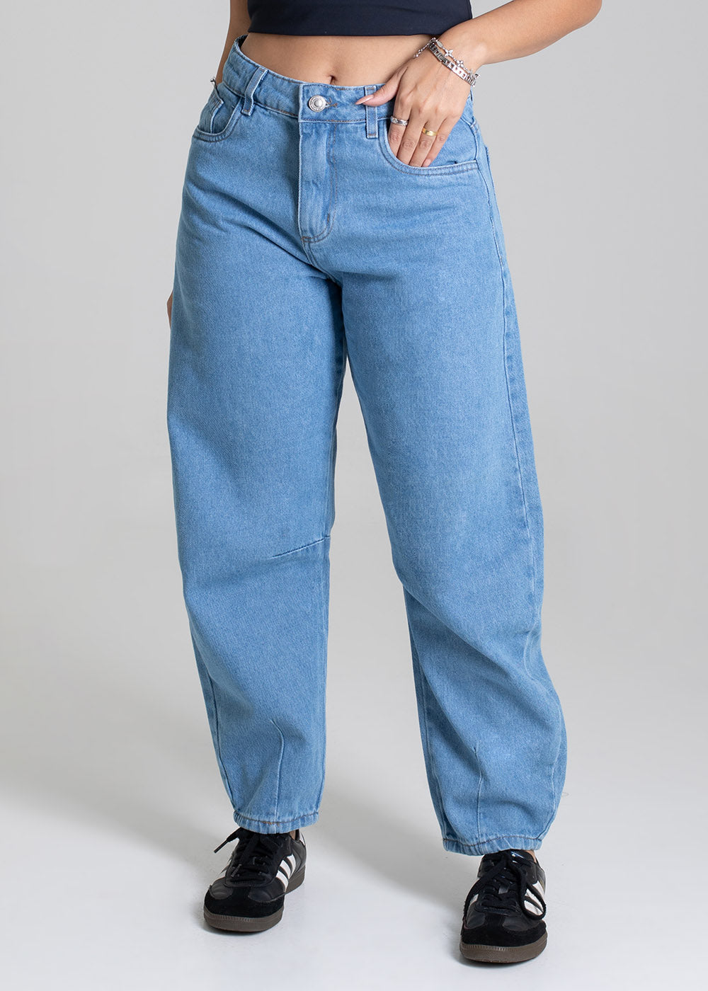Calça Jeans Sawary Barrel - 279268 AZUL