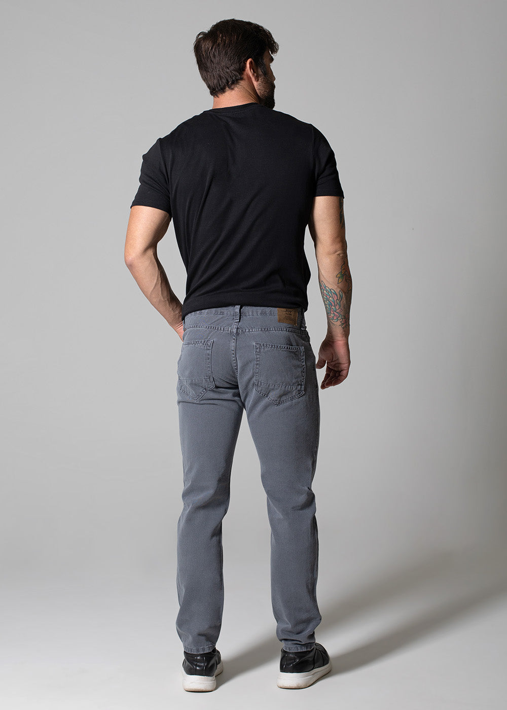 Calça Sarja Sawary Slim - 279274 CINZA