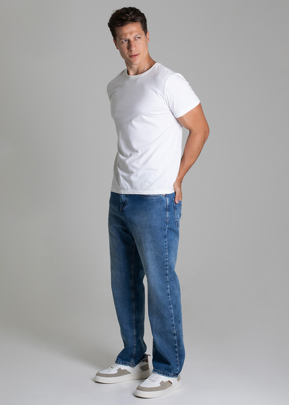 Calça Jeans Sawary Baggy - 279306 AZUL