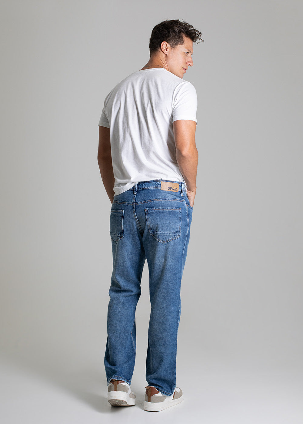 Calça Jeans Sawary Baggy - 279306 AZUL