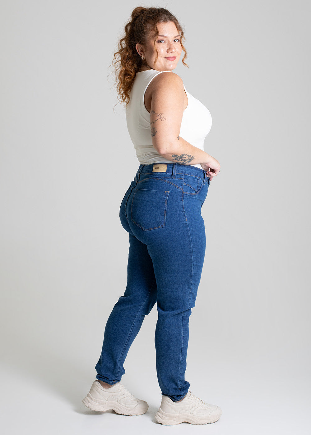 Calça Jeans Sawary Plus Size - 279309 AZUL