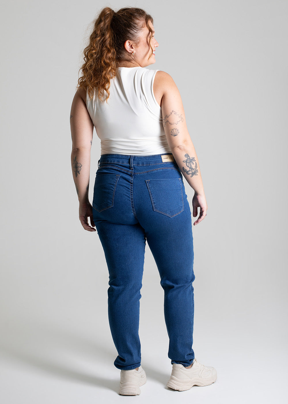 Calça Jeans Sawary Plus Size - 279309 AZUL