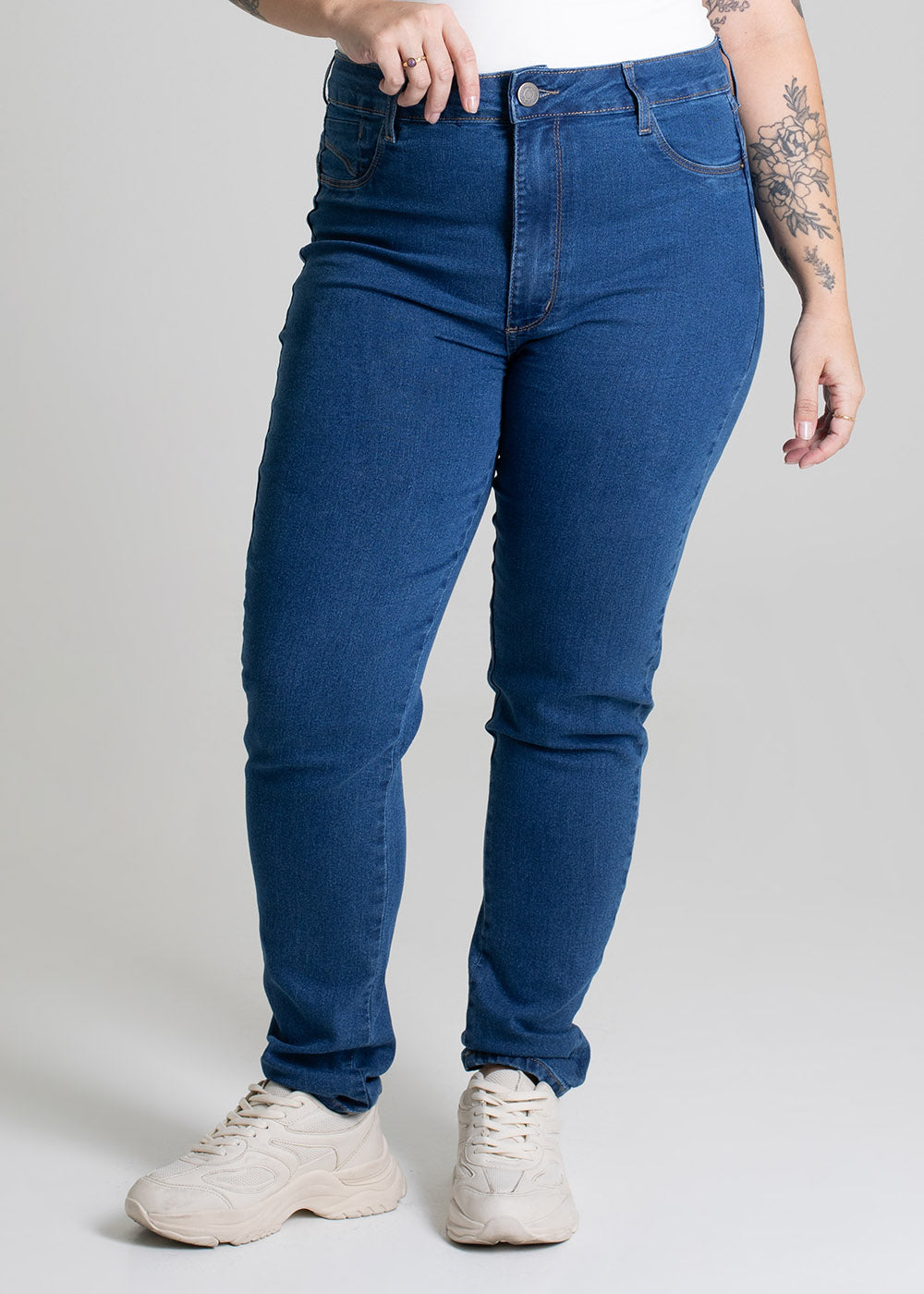 Calça Jeans Sawary Plus Size - 279309 AZUL