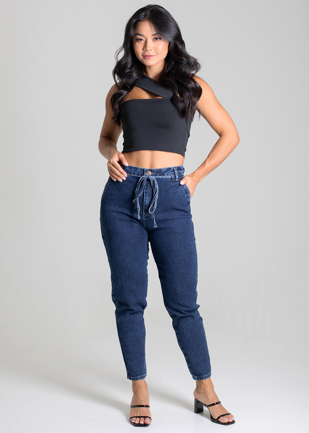 Calça Jeans Sawary Mom - 279412 AZUL