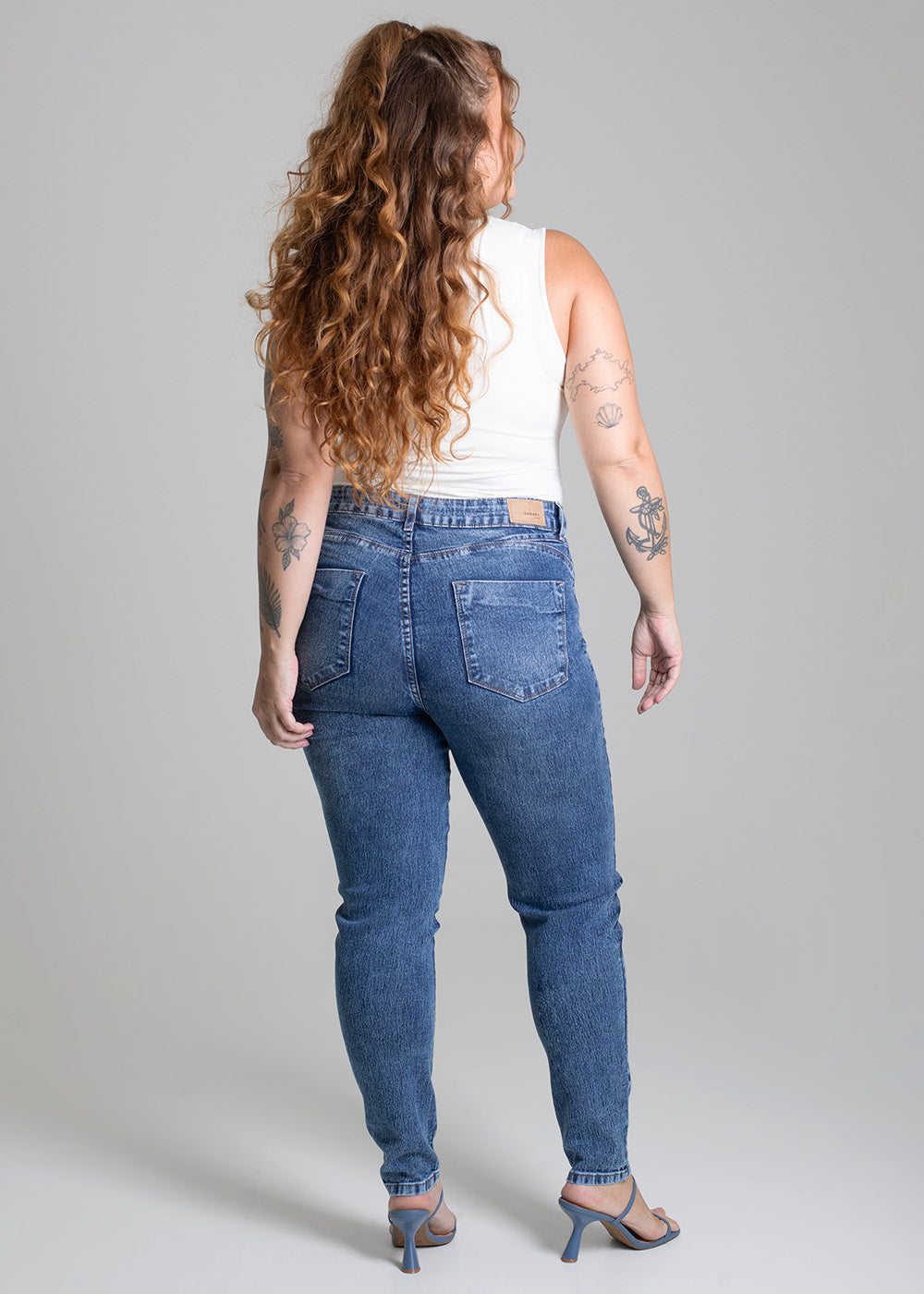 Calça Jeans Sawary Plus Size - 279416 AZUL