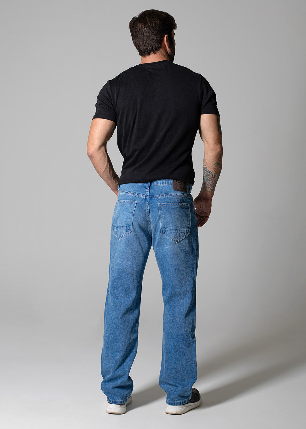 Calça Jeans Sawary Baggy - 279422 AZUL