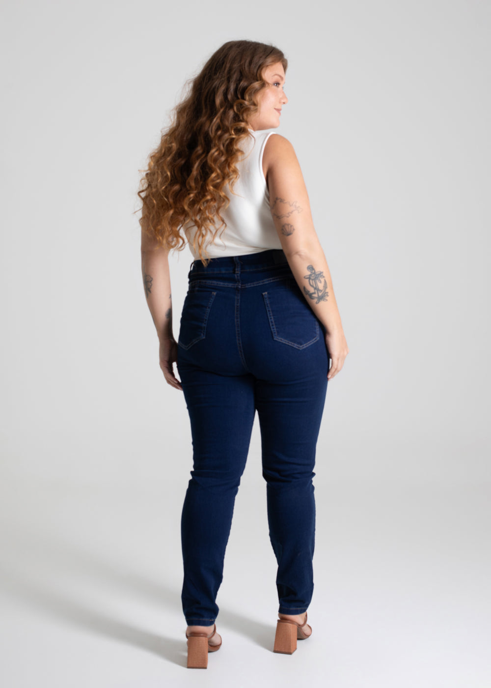 Calça Jeans Sawary Plus Size - 279446 AZUL
