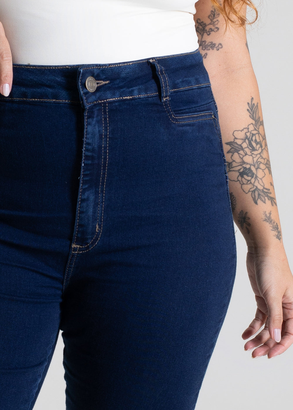 Calça Jeans Sawary Plus Size - 279446 AZUL