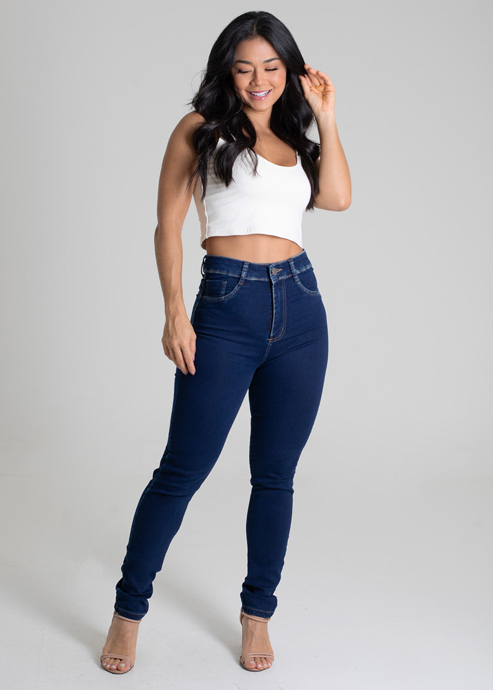 Calça Jeans Sawary Skinny - 279449 AZUL