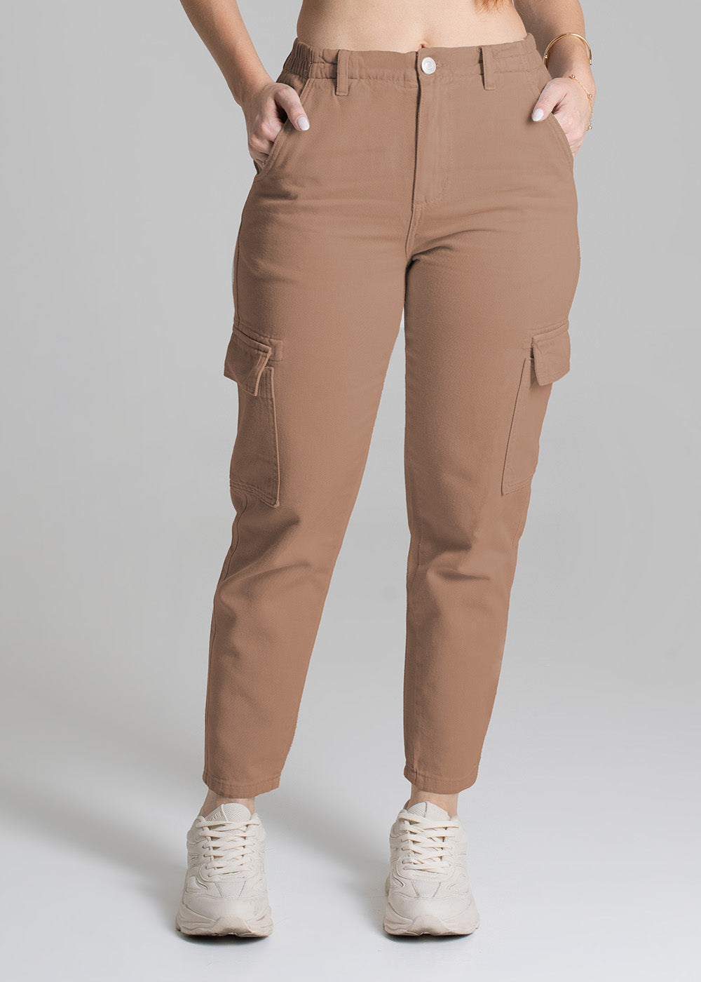 Calça Sarja Sawary Mom - 279458 CAPPUCINO