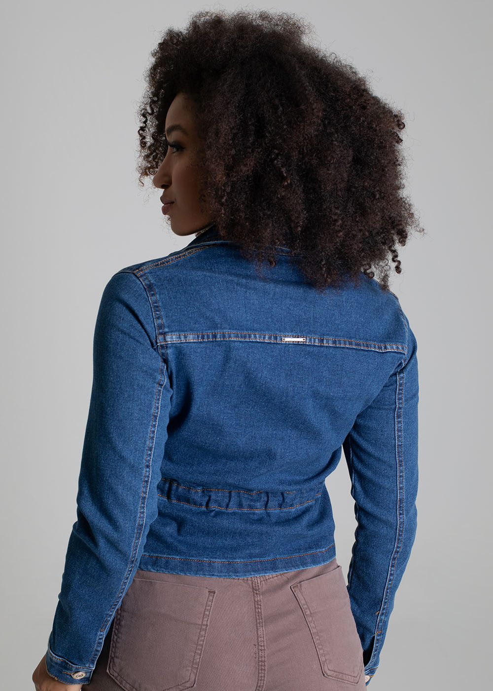 Jaqueta Jeans Sawary - 279480 AZUL