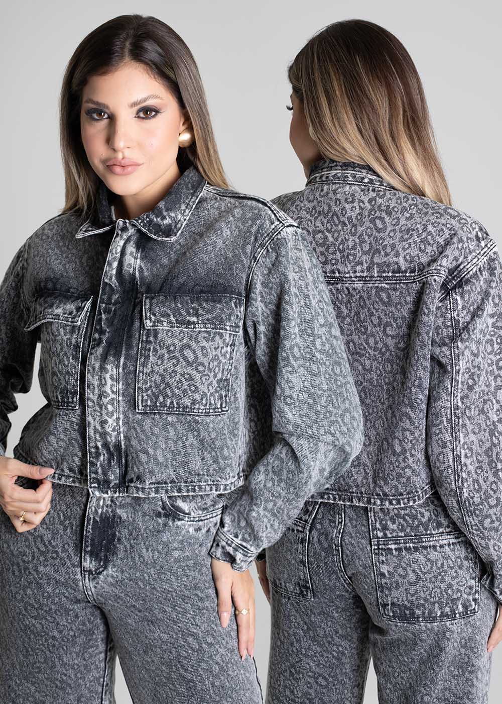 Jaqueta Sarja Sawary - 279481 ESTAMPADO