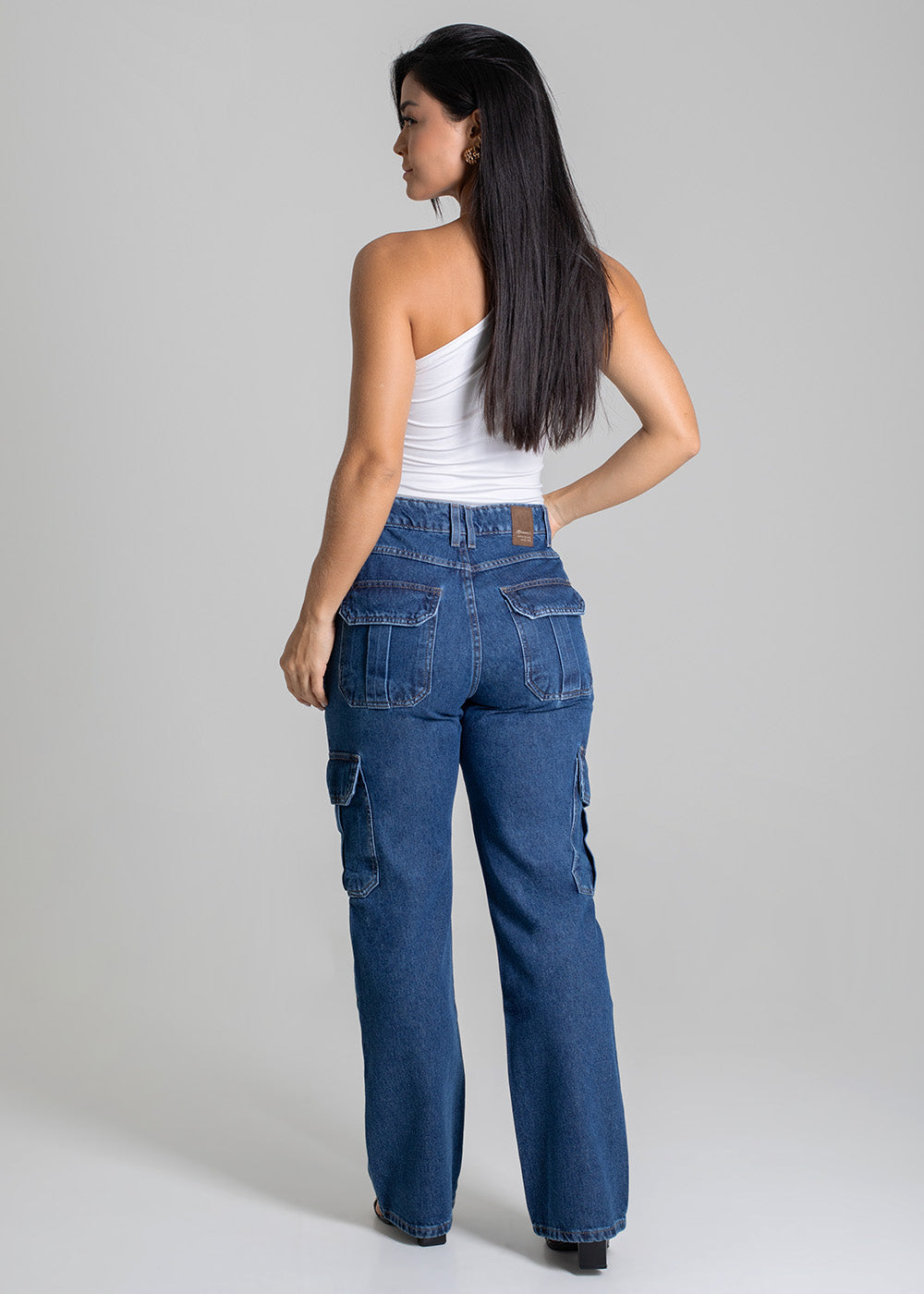 Calça Jeans Sawary Reta Petit - 279510 AZUL