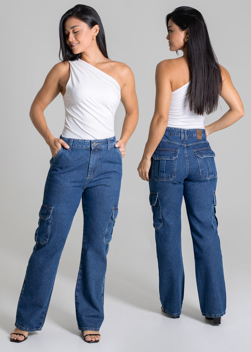 Calça Jeans Sawary Reta Petit - 279510 AZUL