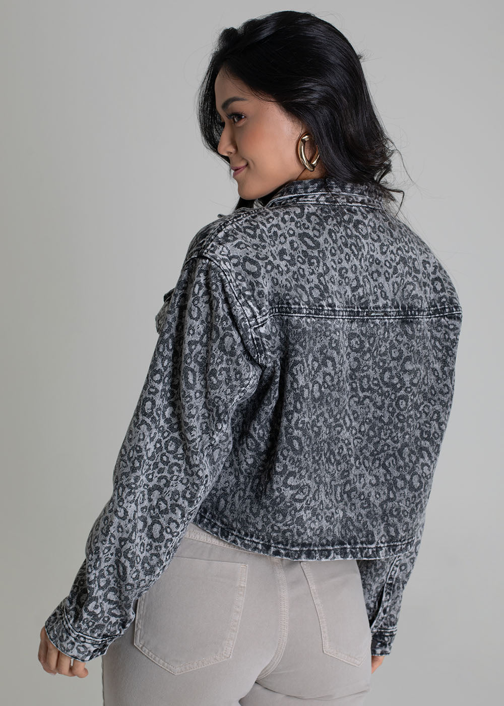 Jaqueta Sarja Sawary - 279521 ESTAMPADO