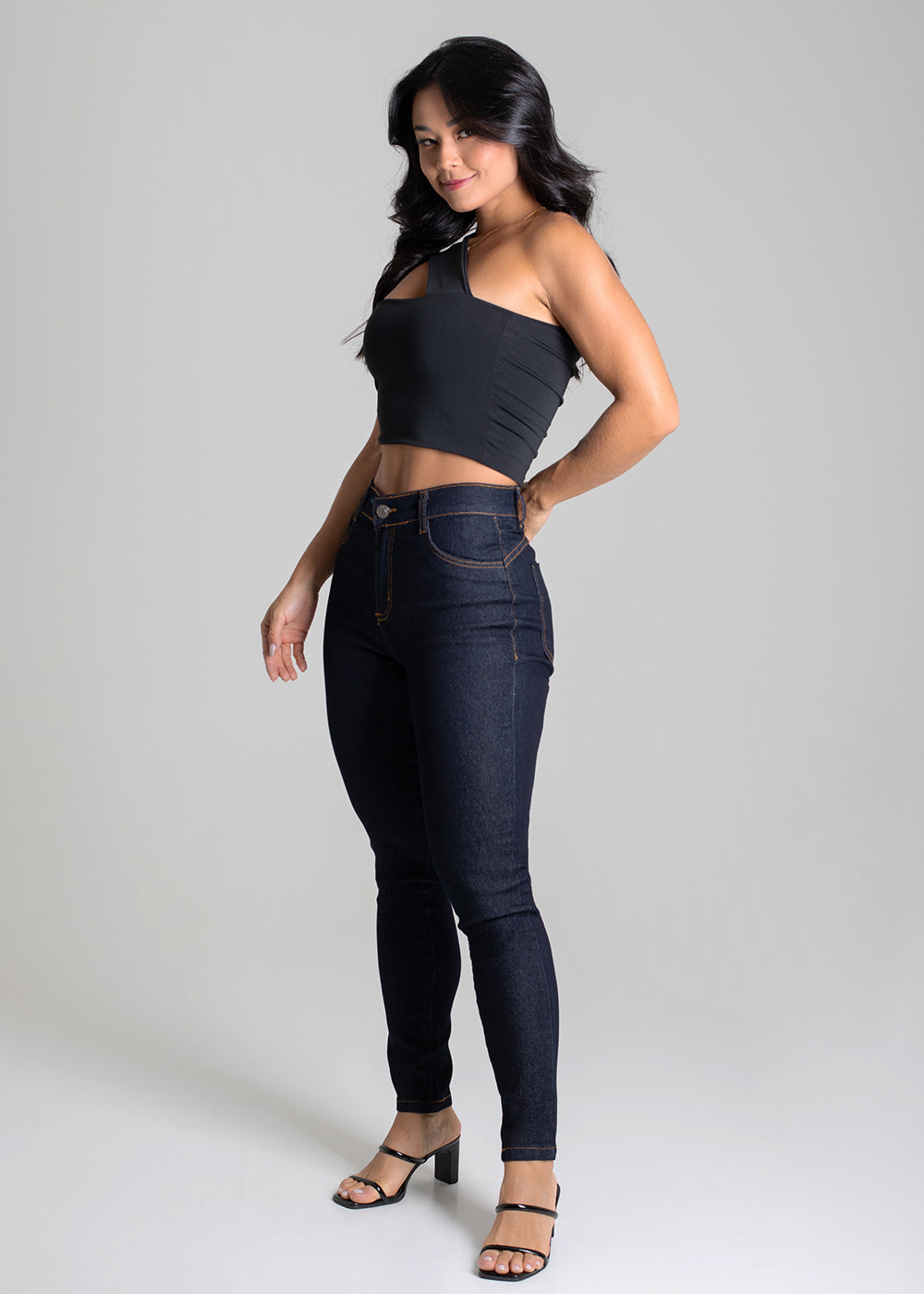 Calça Jeans Sawary Heart - 279552 AZUL