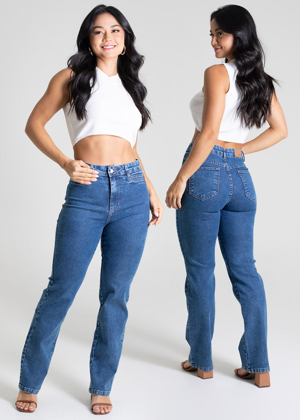 Calça Jeans Sawary Reta - 279567 AZUL