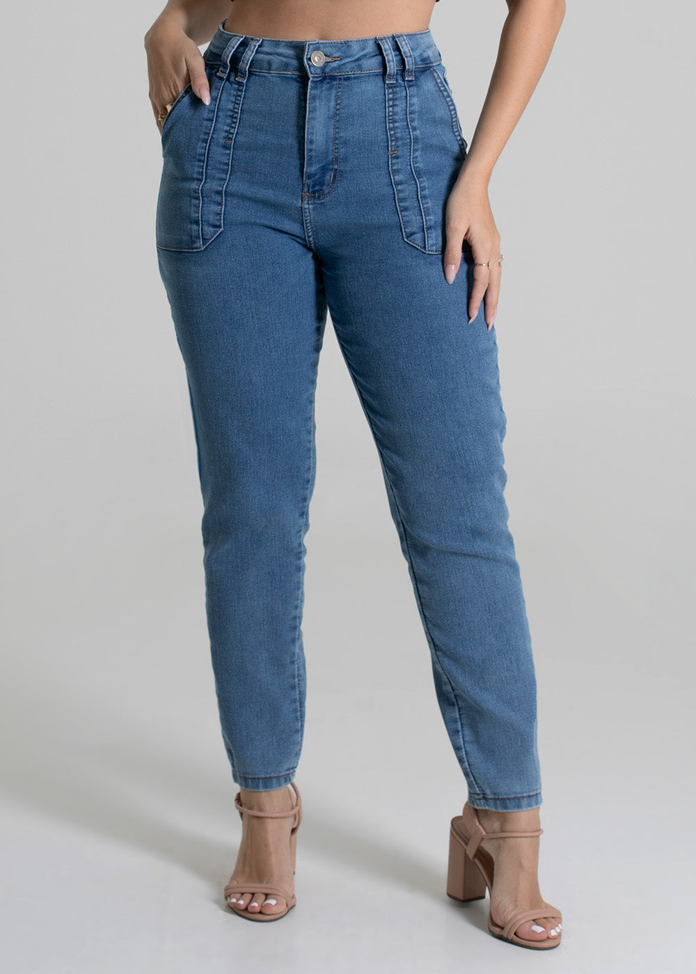 Calça Jeans Sawary Mom - 279610 AZUL