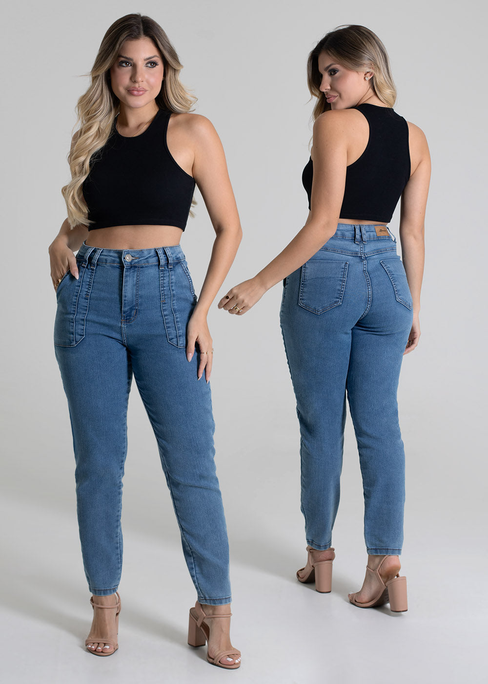 Calça Jeans Sawary Mom - 279610 AZUL