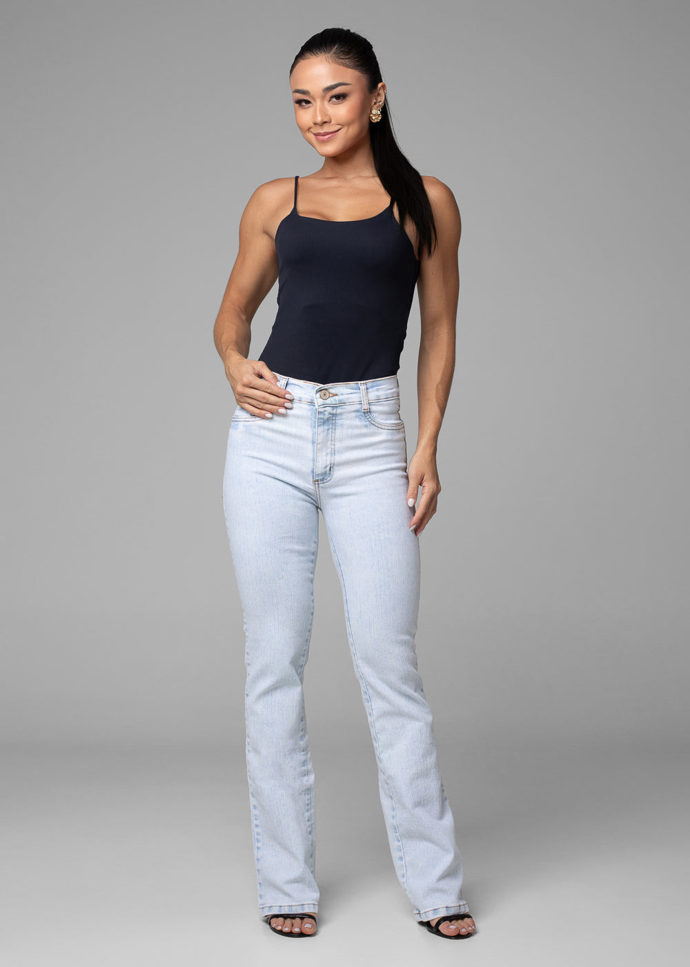 Calça Jeans Sawary Boot Cut - 279641 AZUL