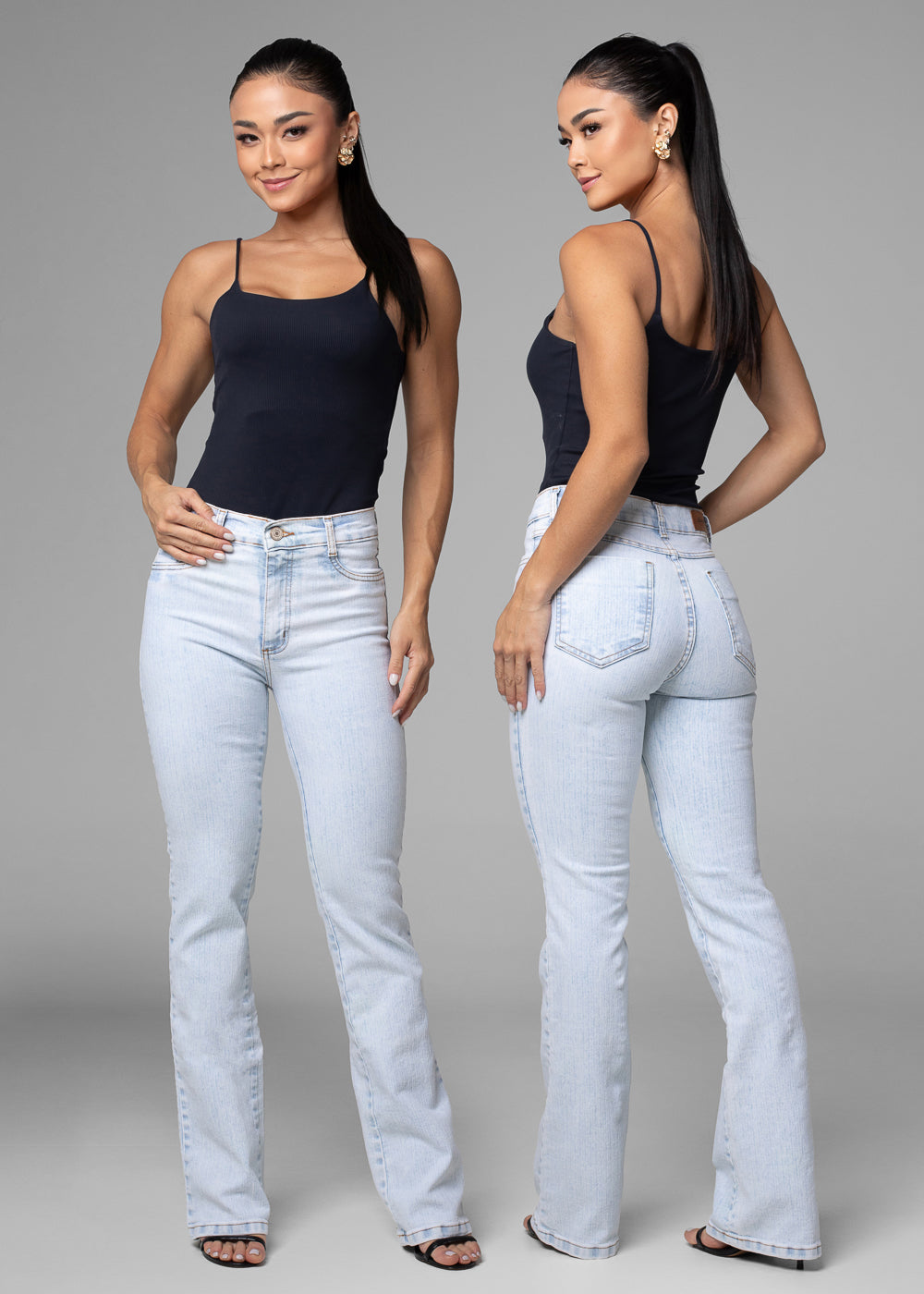 Calça Jeans Sawary Boot Cut - 279641 AZUL
