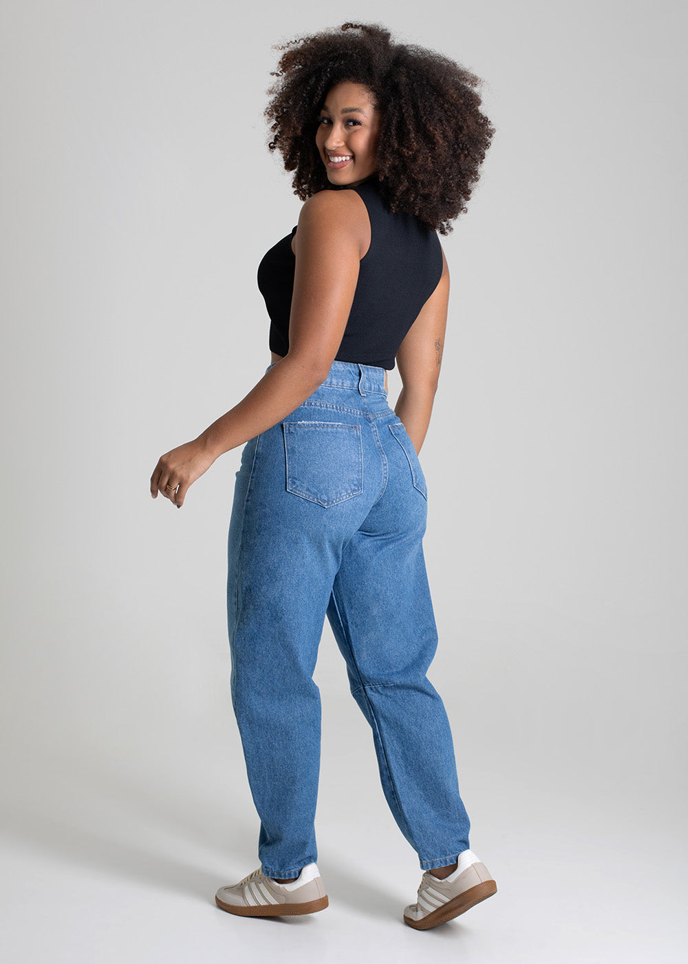 Calça Jeans Sawary Barrel - 279643 AZUL