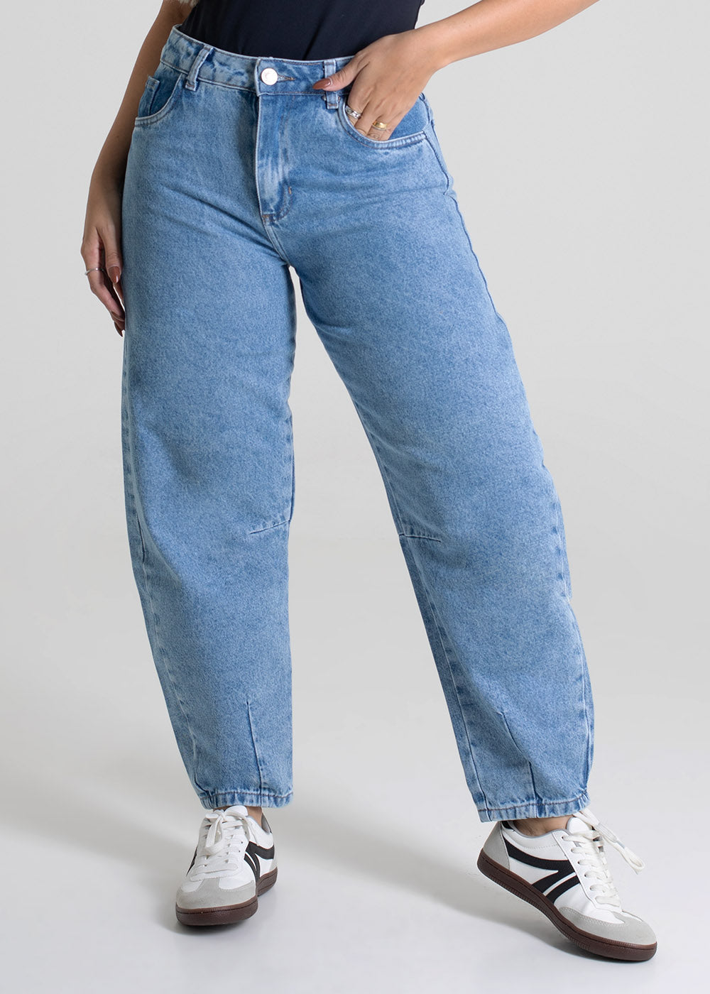 Calça Jeans Sawary Barrel - 279669 AZUL