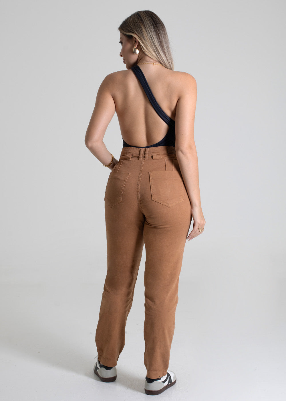 Calça Sarja Sawary Reta - 279673 BEGE