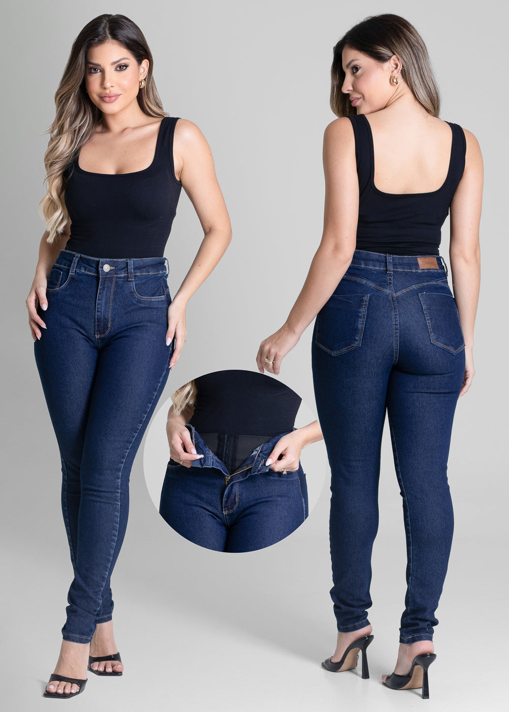 Calça Jeans Sawary Super Lipo - 279675 AZUL