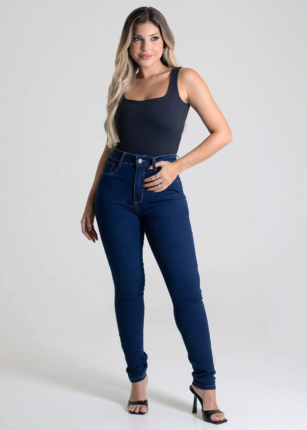 Calça Jeans Sawary Super Lipo - 279677 AZUL