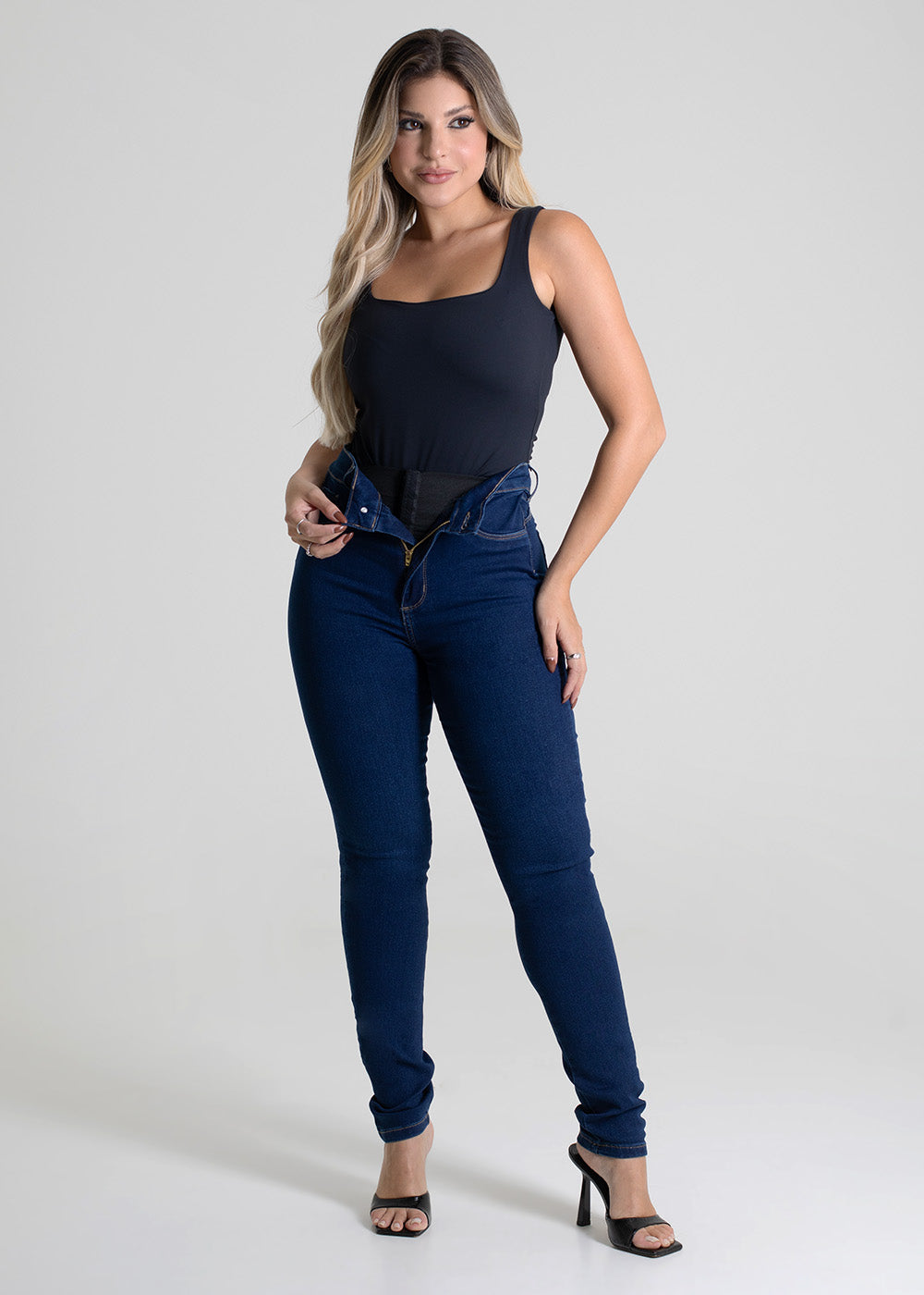 Calça Jeans Sawary Super Lipo - 279677 AZUL