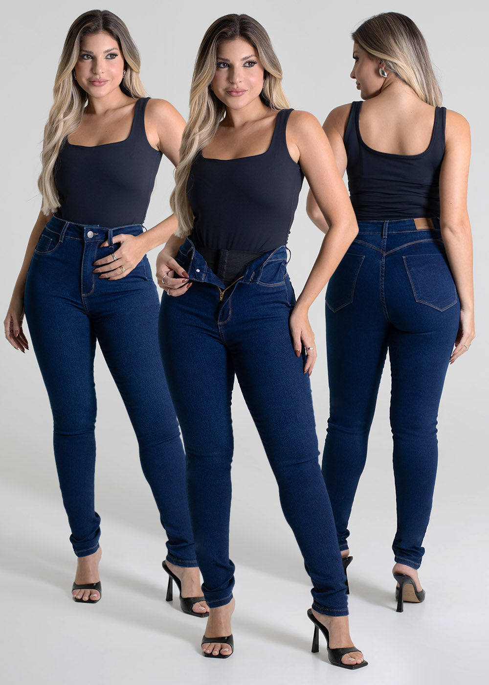 Calça Jeans Sawary Super Lipo - 279677 AZUL
