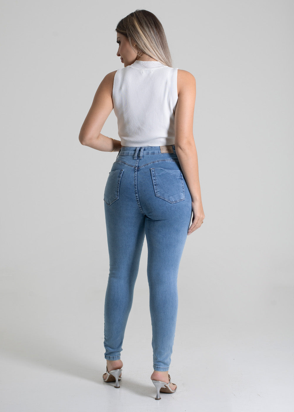 Calça Jeans Sawary Push Up - 279680 AZUL