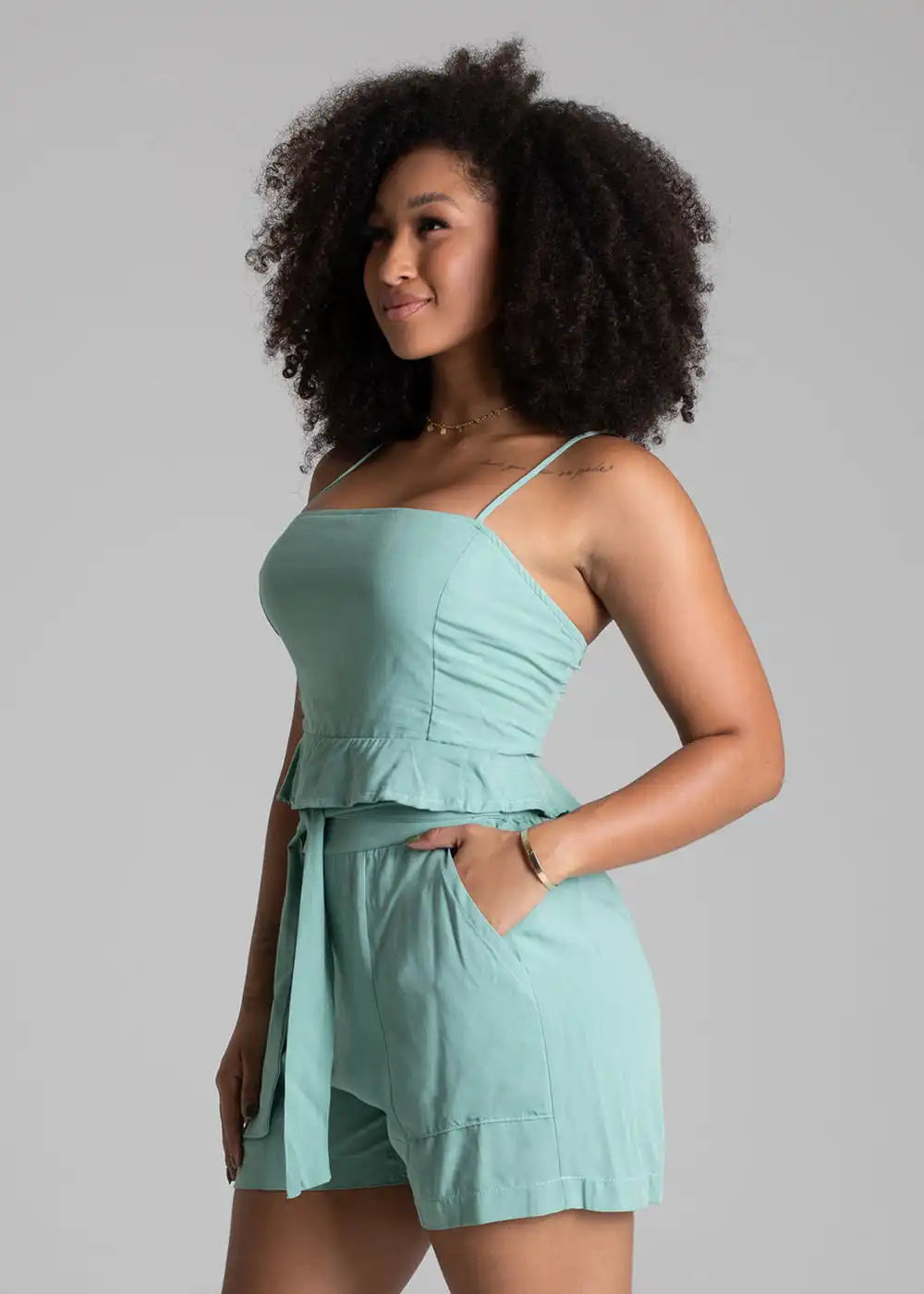 Shorts Sawary Frescor - 279735 VERDE