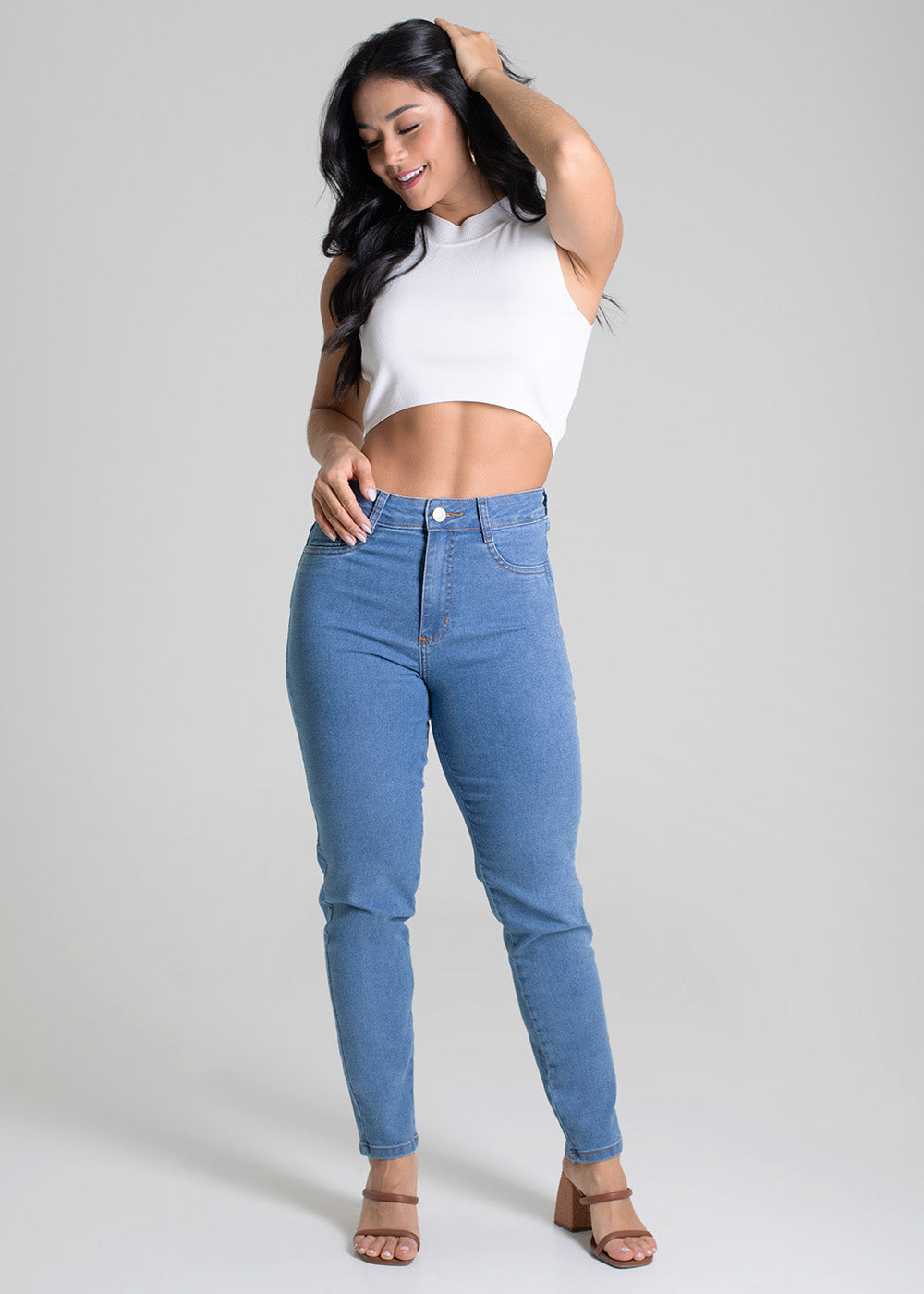 Calça Jeans Sawary Super Lipo - 279752 AZUL