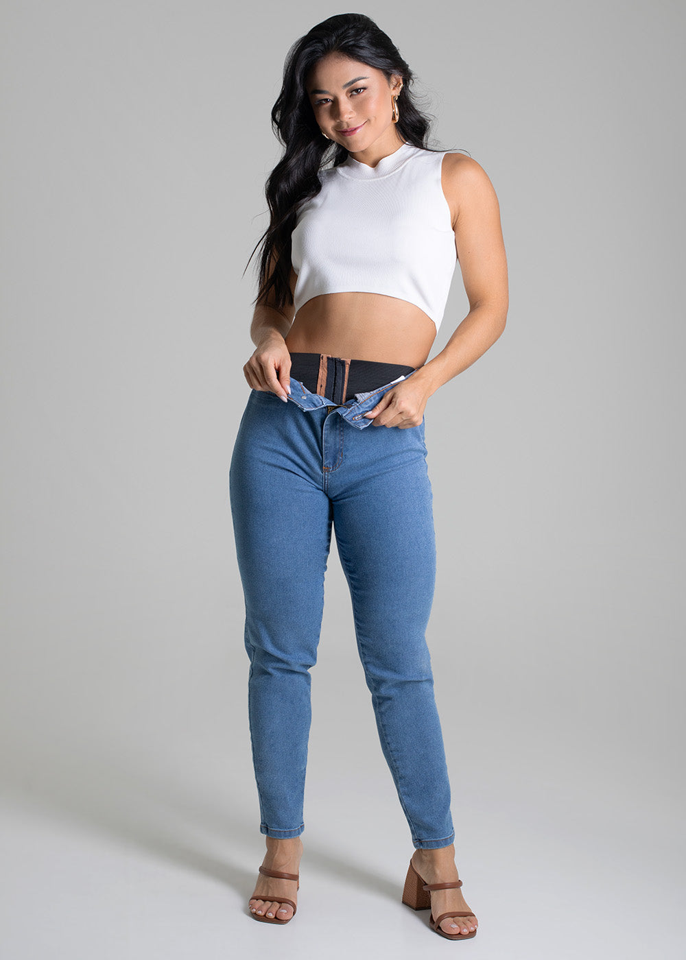 Calça Jeans Sawary Super Lipo - 279752 AZUL