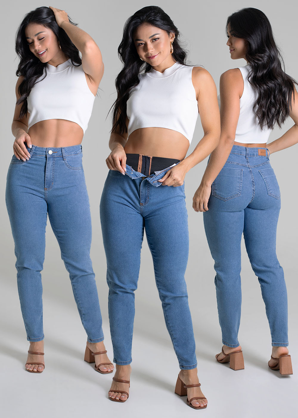 Calça Jeans Sawary Super Lipo - 279752 AZUL