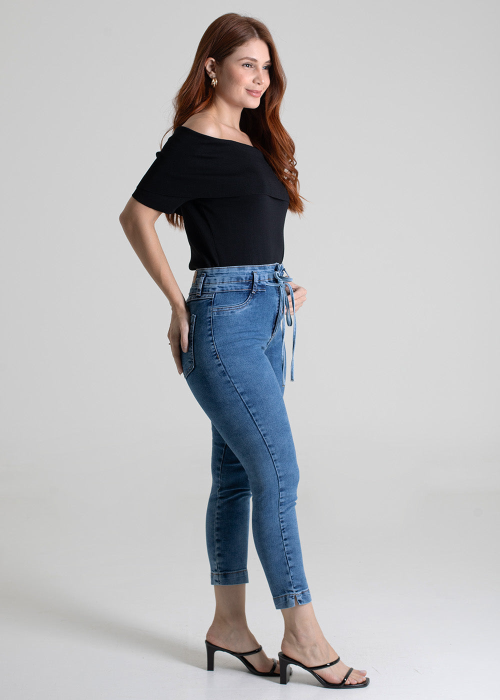 Calça Jeans Sawary Cropped - 279755 AZUL