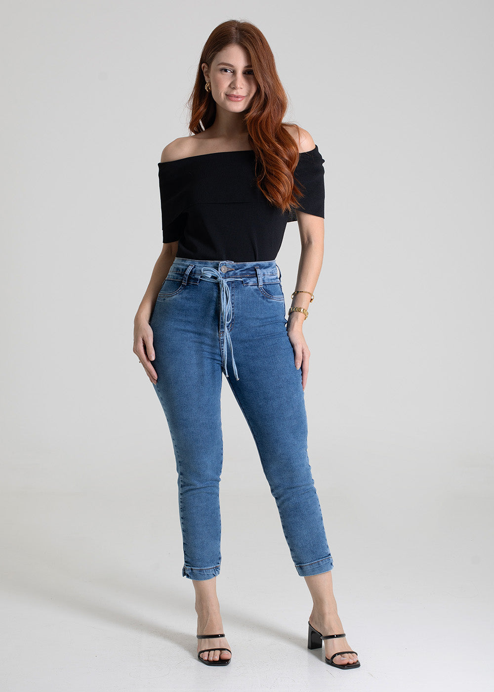 Calça Jeans Sawary Cropped - 279755 AZUL