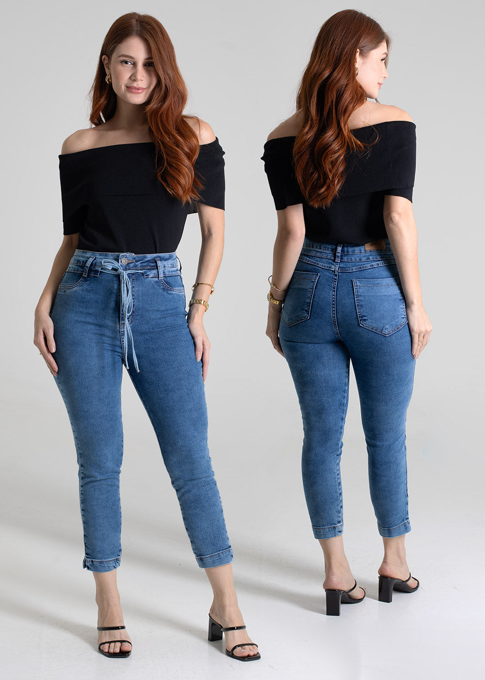 Calça Jeans Sawary Cropped - 279755 AZUL