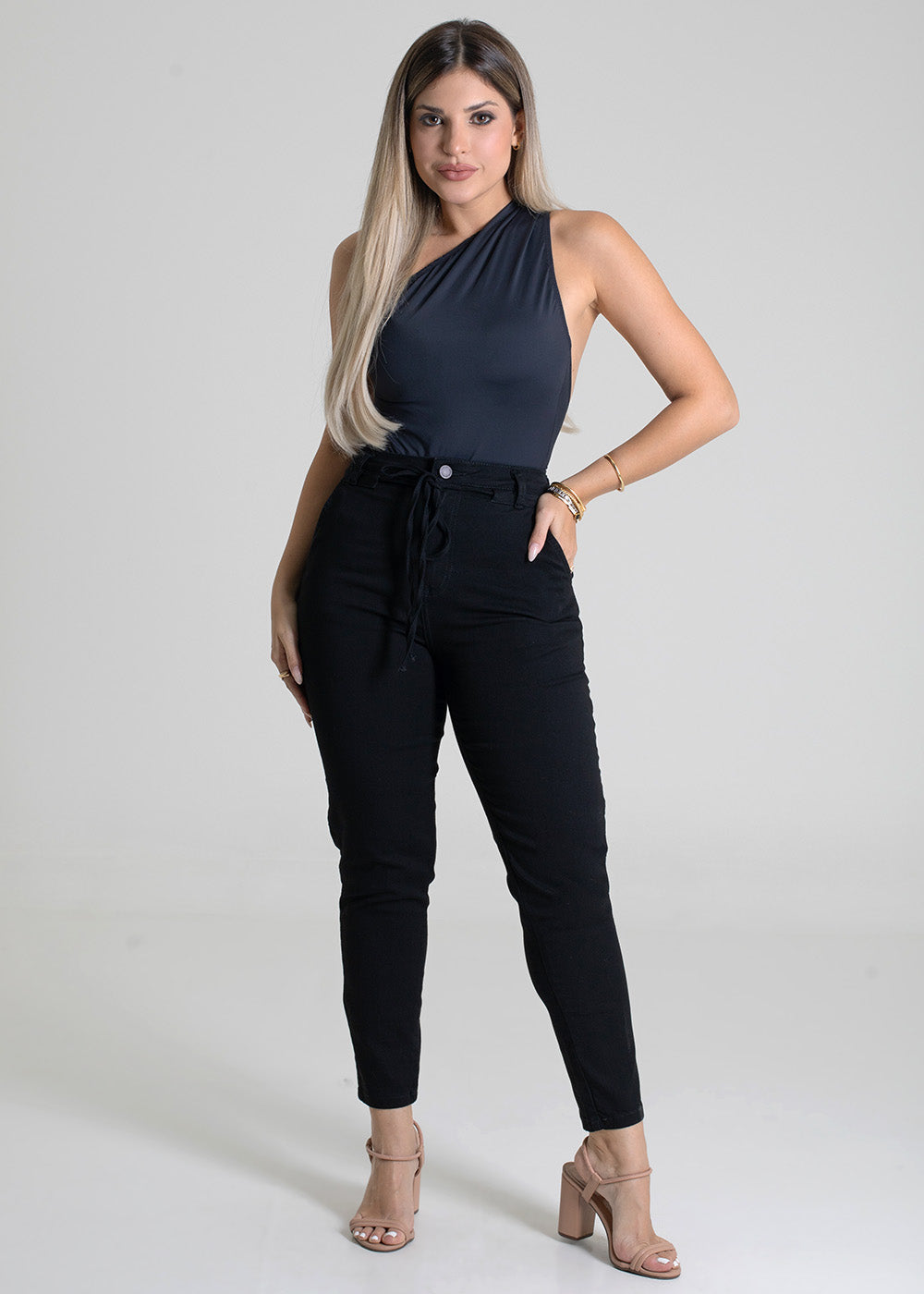 Calça Sarja Sawary Mom - 279756 PRETO