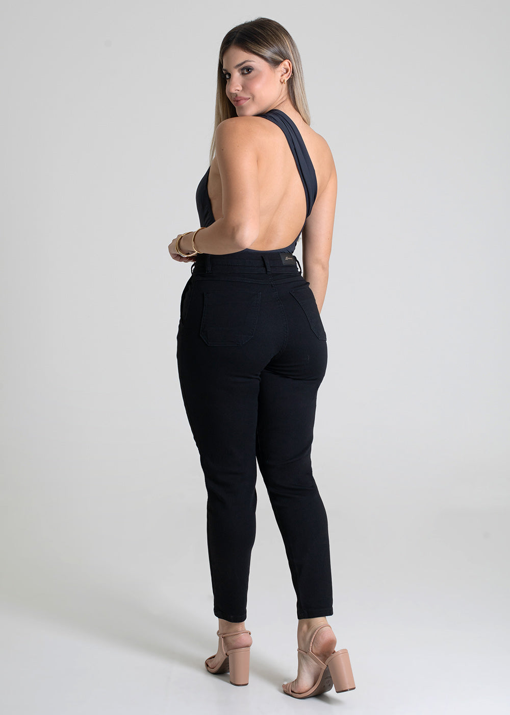 Calça Sarja Sawary Mom - 279756 PRETO