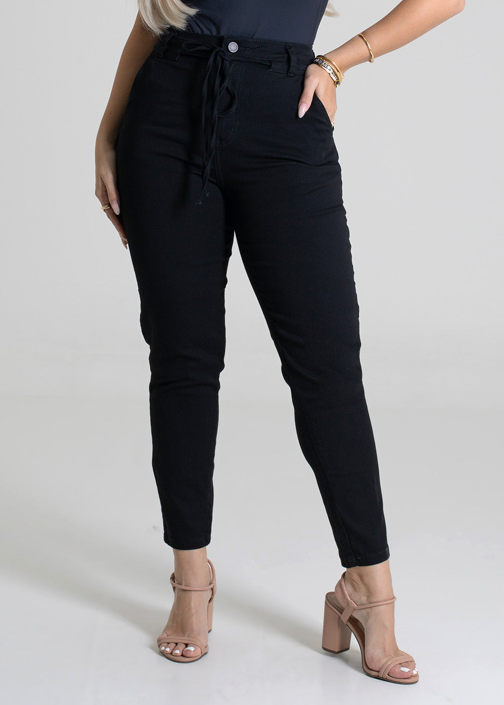 Calça Sarja Sawary Mom - 279756 PRETO